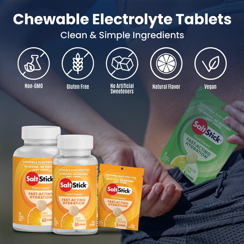 Saltstick Electrolyte Fastchews Tablets Mastigáveis ?? 120 - Imagem 6