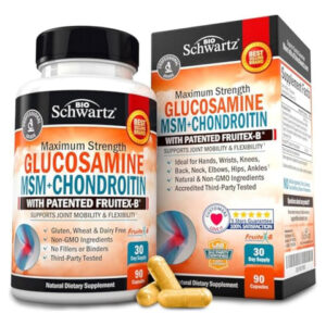 Junta De Força Tripla De Glucosamina E Condroitina Msm