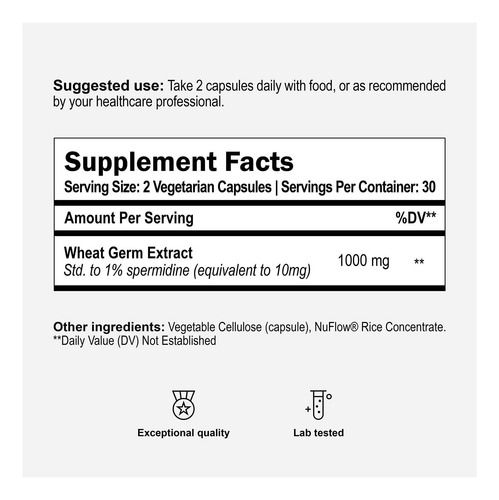 Suplementos De Espermidina Omre Para Homens E Mulheres - 10 - Imagem 2