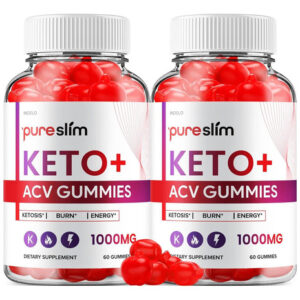 (2 Pacotes) Pure Slim Keto Acv Gummies - Fórmula Avançada Pu