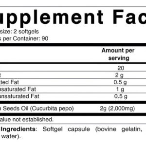 Óleo De Semente De Abóbora Vitamatic 2000mg - 3 Pacotes Make