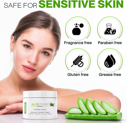 Loção Orgânica De Aloe Vera Para O Rosto Creme Hidratante - Imagem 5