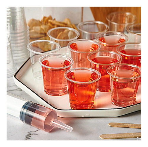 Lilymicky Pacote 500 Copos Shot Plásticos Descartáveis 20 Ml - Imagem 4