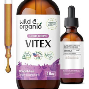 Gotas De Frutas Silvestres E Orgânicas Vitex Chaste Tree -