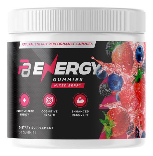 P8 Energy Gummies - Energia Sustentada Sem Cafeína E Foco Ap