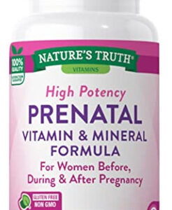 Vitaminas Pré-natais Nature's Truth Com Ácido Fólico