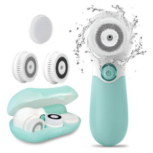 Electric Face Cleansing Brush Touchbeauty W/ 3 Brush Heads