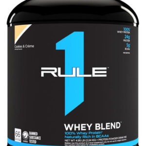 Rule 1 R1 Whey Blend Cookies & Creme - 495 Lbs Powder - 24