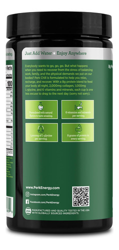 Perk Chill Mint Mint Chocolate Driving Mix (18 Porções)-sem - Imagem 3