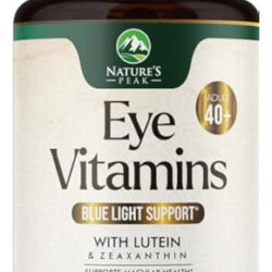 Suplemento Vitamínico E Mineral Para Os Olhos Contém Zinco