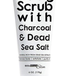 Esfoliante Corporal Biomiracle Com Carvão E Sal Do Mar Morto