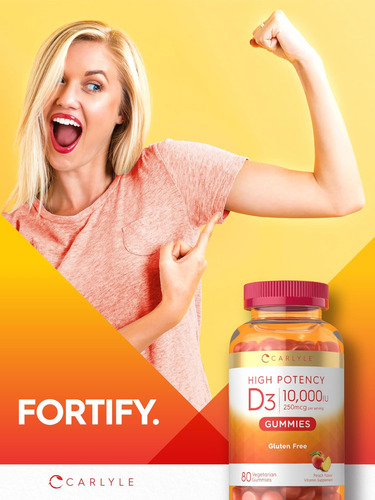 Gominhas Carlyle Com Vitamina D3 80 Unidades Macias - Imagem 7