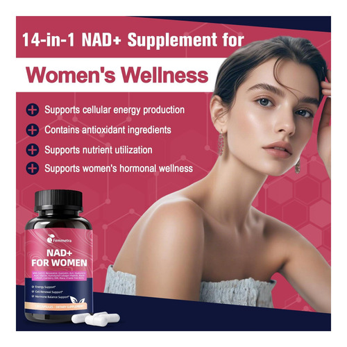 Suplemento Nad Para Mulheres Suplemento Lipos+ Lipossômico+ - Imagem 3