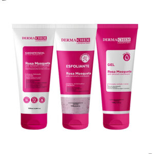 Kit 3 Skin Care Rosa Mosqueta Hidratante Dermachem