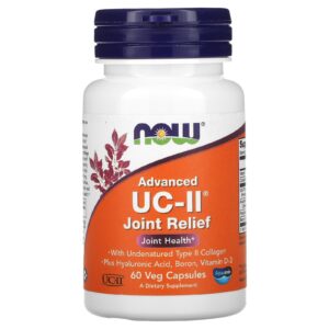 NOW Foods Advanced UC-II® Joint Relief 60 Cápsulas Vegetais