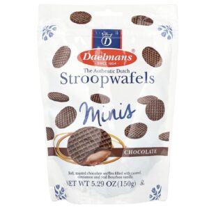 Daelmans Stroopwafels Minis Chocolate 150 g (529 oz)