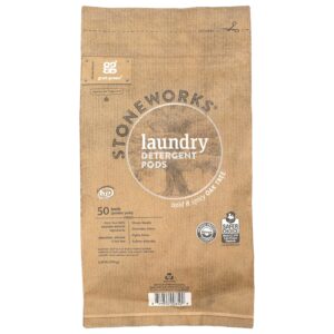 Grab Green Stoneworks® Sachês de Detergente para Lavar Roupas Carvalho 50 Lavagens 750 g (165 lb)