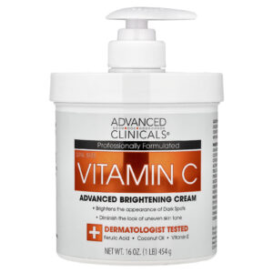 Advanced Clinicals Vitamina C Creme Iluminador Avançado 454 g (16 oz)