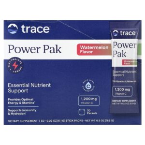 Trace Power Pak Melancia 30 Embalagens 61 g (022 oz) Cada