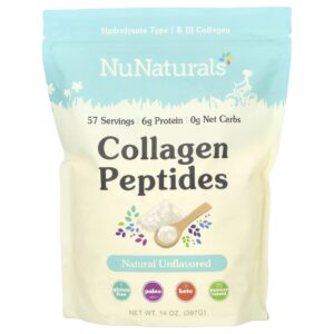 NuNaturals Peptídeos de Colágeno 397 g (14 oz)