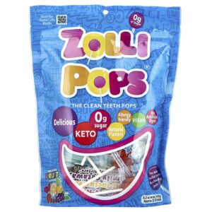 Zollipops The Clean Teeth Pops® Frutas Deliciosas Aprox. 23 a 25 Pirulitos 142 g (52 oz)