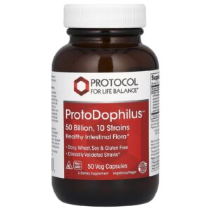 Protocol for Life Balance ProtoDophilus 50 Bilhões 50 Cápsulas Vegetais