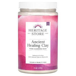 Heritage Store Ancient Healing Clay Máscara de Beleza para Limpeza dos Poros 879 g (31 oz)