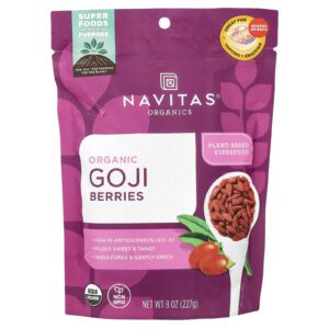Navitas Organics Goji Berries Orgânicos 227 g (8 oz)