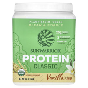 Sunwarrior Proteína Clássica Baunilha 375 g (132 oz)