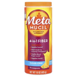 Metamucil Fibra 4 em 1 Laranja 425 g (15 oz)