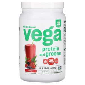 Vega Proteína e Verduras à Base de Plantas Fruto Silvestre 609 g (1 lb 55 oz)