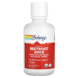 Solaray Suco de Beterraba Orgânica 473 ml (16 fl oz)