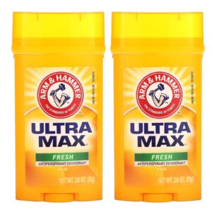 Arm & Hammer UltraMax Desodorante Antitranspirante Sólido Fresco 2 Embalagens 73 g (26 oz) Cada