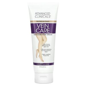 Advanced Clinicals Tratamento para Veias Creme para Varizes 237 ml (8 fl oz)