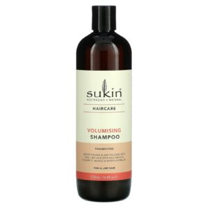 Sukin Shampoo de Volume Cabelos Finos e Moles 500 ml (169 fl oz)