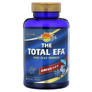 Natures Life The Total EFA Ômega 3-6-9 1.200 mg 90 Cápsulas Softgel