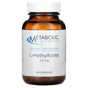 Metabolic Maintenance L-Metilfolato 25 mg 90 Cápsulas
