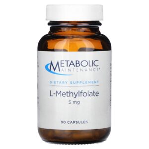 Metabolic Maintenance L-Metilfolato 5 mg 90 Cápsulas