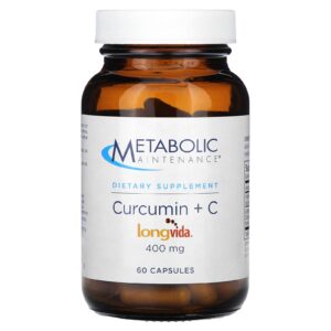 Metabolic Maintenance Curcumina + C 400 mg 60 Cápsulas