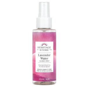 Heritage Store Água de Lavanda Spray Calmante 118 ml (4 oz)