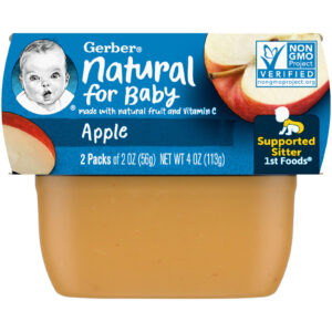 Gerber Maçã Primeiros Alimentos 2 Embalagens 56 g (2 oz) Cada
