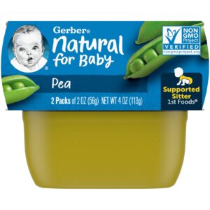 Gerber Ervilha Primeiros Alimentos 2 Embalagens 56 g (2 oz) Cada