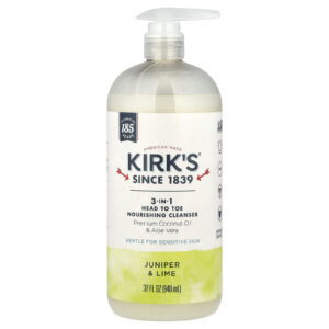 Kirks Purificador Nutritivo 3 em 1 Cabeça aos Pés Junípero e Limão 946 ml