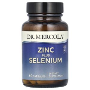 Dr. Mercola Zinco mais Selênio 30 Cápsulas