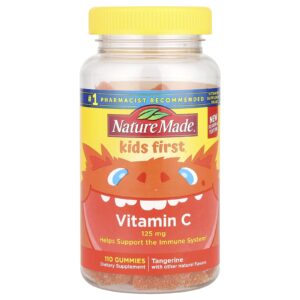 Nature Made Kids First® Gomas de Vitamina C Tangerina 125 mg 110 Gomas