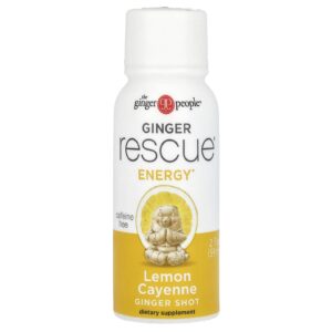 The Ginger People Rescue Shot de Gengibre Limão e Pimenta-caiena 59 ml (2 fl oz)