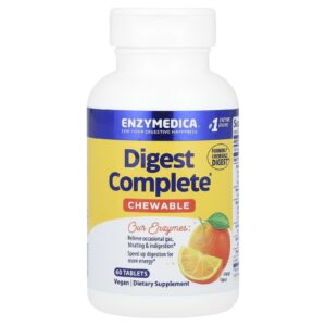 Enzymedica Digest Complete Mastigável Laranja 60 Comprimidos
