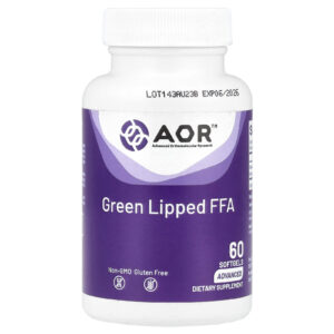 Advanced Orthomolecular Research AOR Green Lipped FFA 60 Cápsulas Softgel (50 mg por Cápsula Softgel)