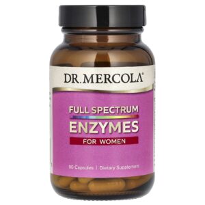Dr. Mercola Enzimas de Espectro Completo para Mulheres 90 Cápsulas