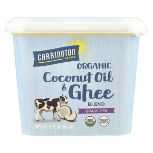 Carrington Farms Mistura de Ghee e Óleo de Coco Orgânico Gado Criado no Pasto 355 ml (12 fl oz)